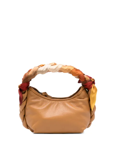 Hereu braided handle shoulder bag Neutrals ESMIFOWBS2600212WA