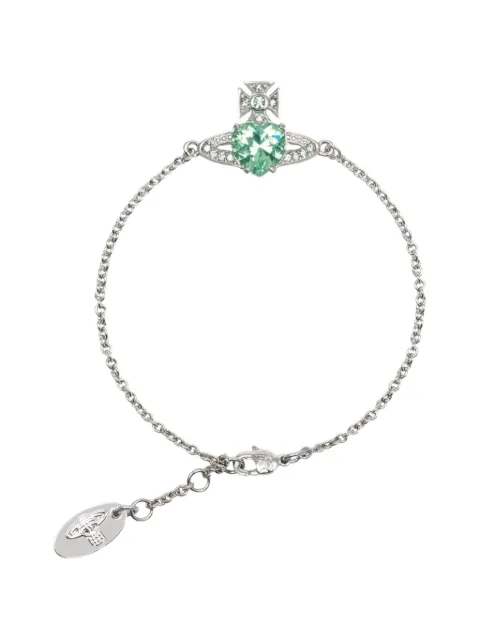 Vivienne Westwood Ariella heart-charm bracelet Silver 6102020Q02P707