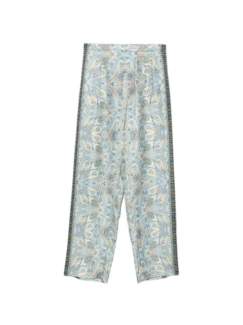 ETRO paisley-print trousers Blue MREA000699SP1O0