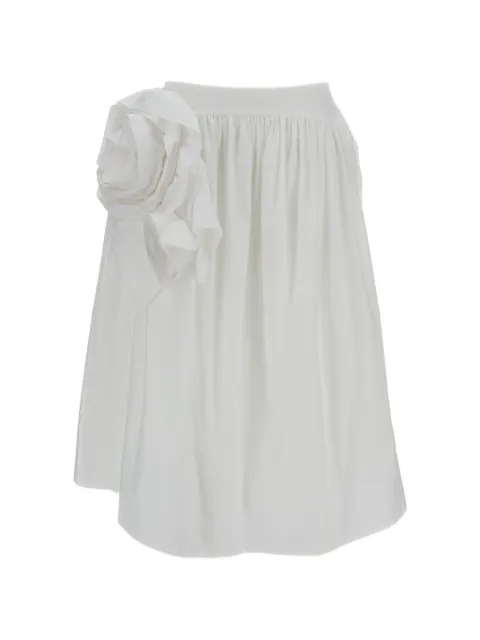 Simone Rocha floral-motif midi skirt White 3199R1287