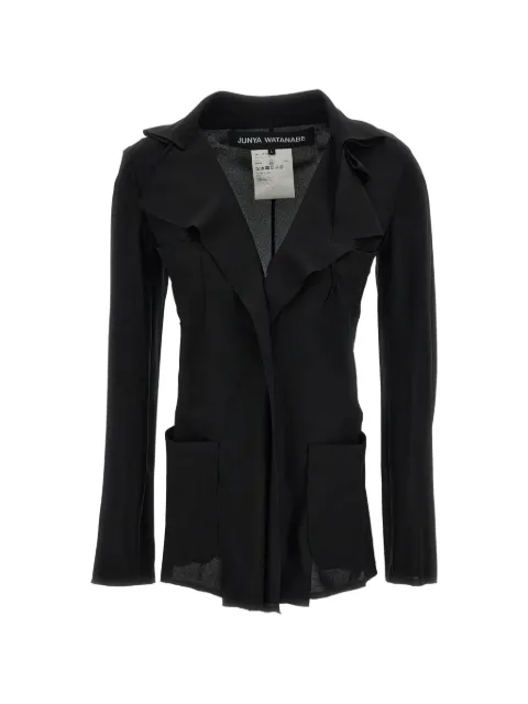 Junya Watanabe ruffled-detail blouse Black JNJ012