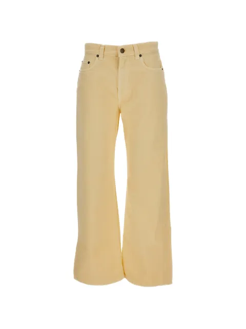 Haikure Winny Twill wide-leg jeans Yellow HEW03368GF146PXT0343