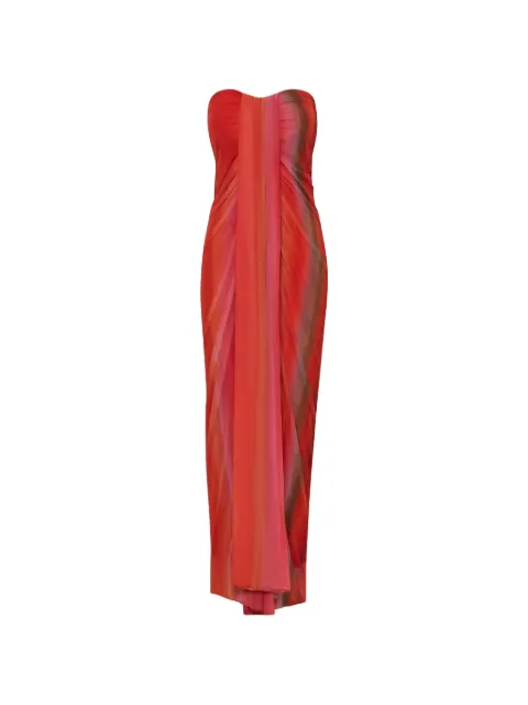Baobab cascading slit maxi dress Red 6590894