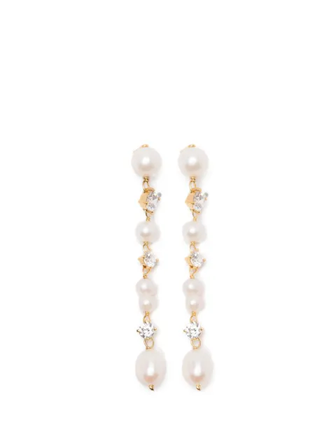 Completedworks pearl drop earrings Gold P224G