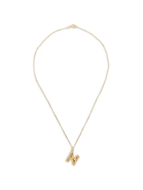 Completedworks N-initial pendant necklace Gold R2084GN