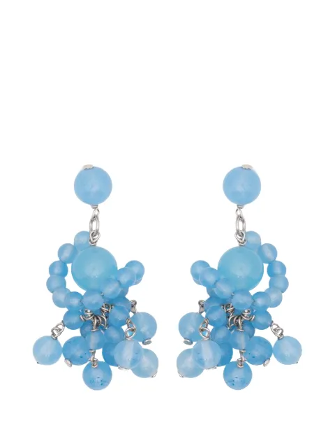Completedworks Aftertaste Of A Dream beaded drop earrings Silver H73BLUE