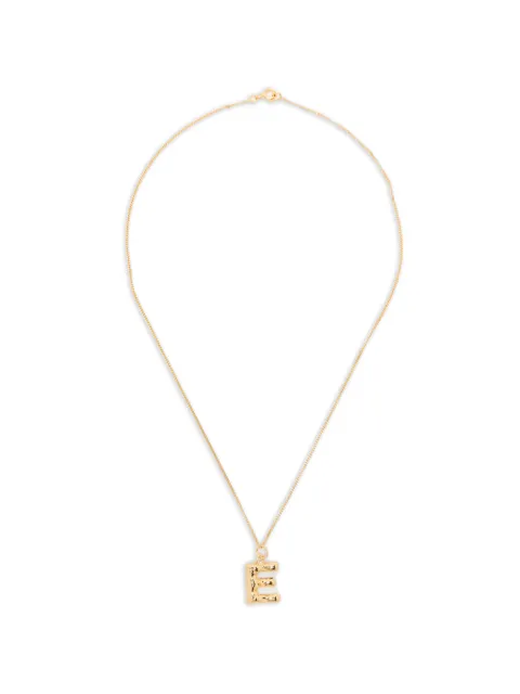 Completedworks E-initial pendant necklace Gold R2084GE