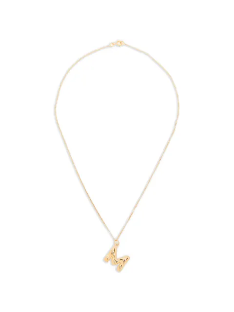 Completedworks M-initial pendant necklace Gold R2084GM