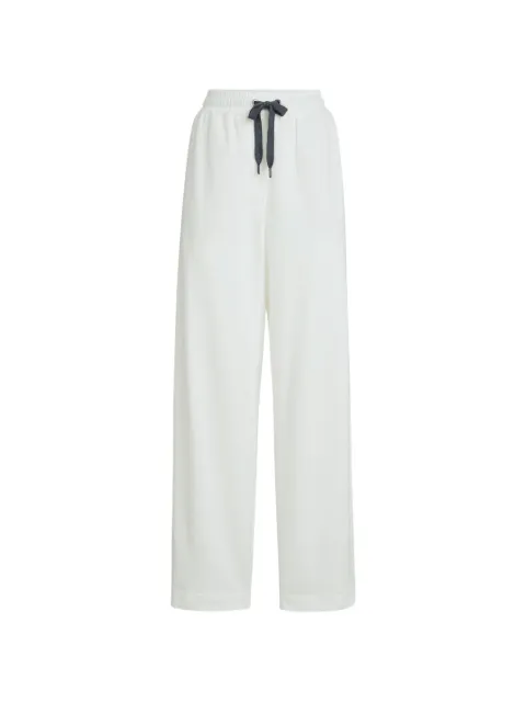 Brunello Cucinelli cotton piqué track pants Neutrals MG927VD199C7220