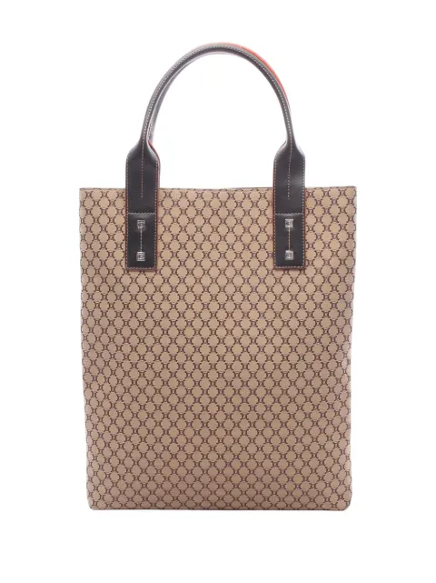 Celine Pre-Owned 2018-2025 Macadam Canvas tote bag Brown PM2GERYUN4PWEWW9