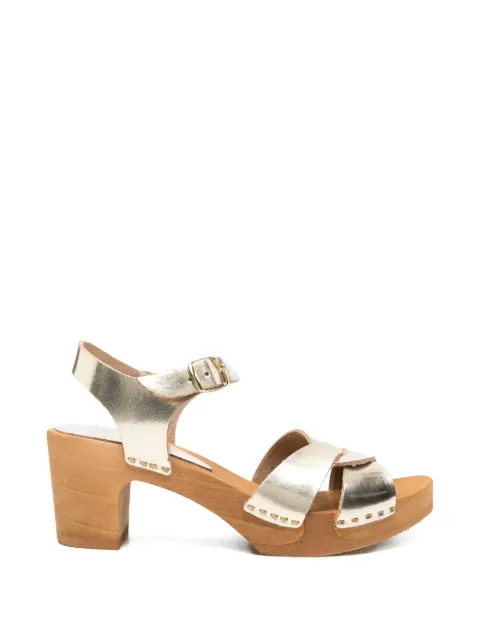 Bosabo buckle leather sandals Gold 504288BR054