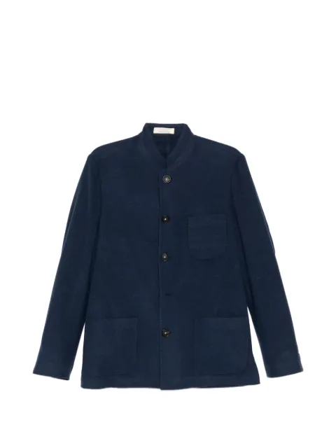 Massimo Alba BALI Virgin wool guru collar jacket Blue P29U0BALIT2232U565
