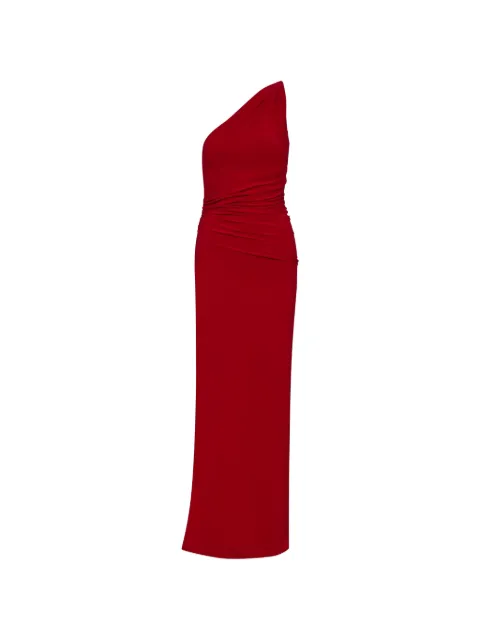 Baobab one-shoulder ruched dress Red 6070994