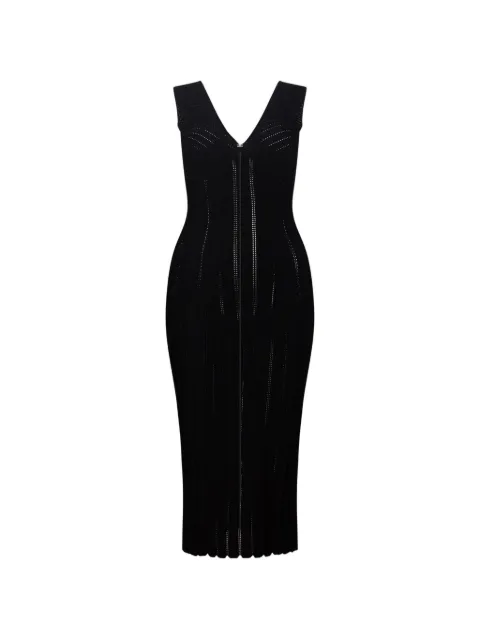 Elisabetta Franchi knit openwork dress Black AM36B62E2