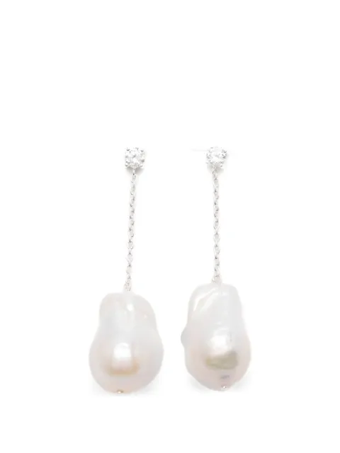 Completedworks pearl drop earrings Silver Z102S