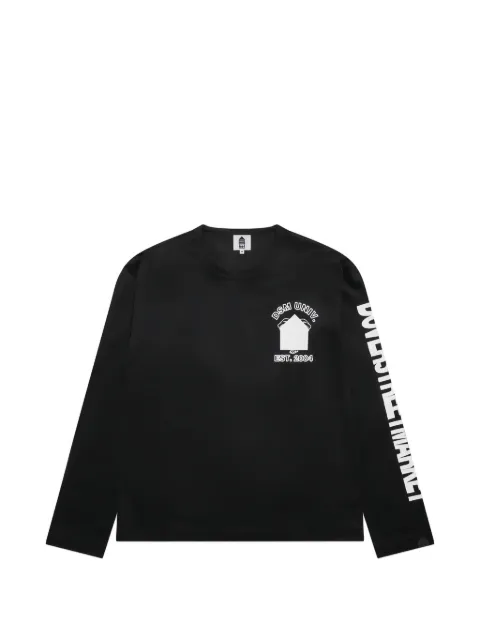 Dover Street Market University long-sleeve cotton T-Shirt Black DSM01T003