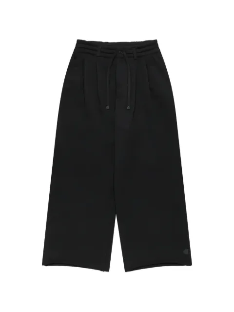 Dover Street Market drawstring-detail pleated track pants Black DSM01P005