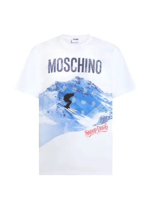 Moschino x Snoop Dogg graphic-print T-shirt White A07790291