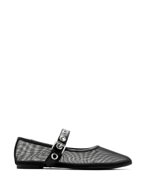 Senso Constance eyelet-strap ballet flats Black CONSTANCE