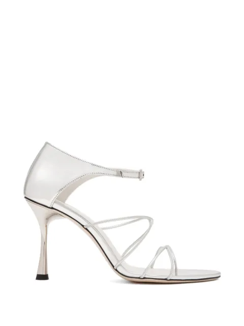 Studio Amelia Greta strappy heeled sandals Silver F901TPU