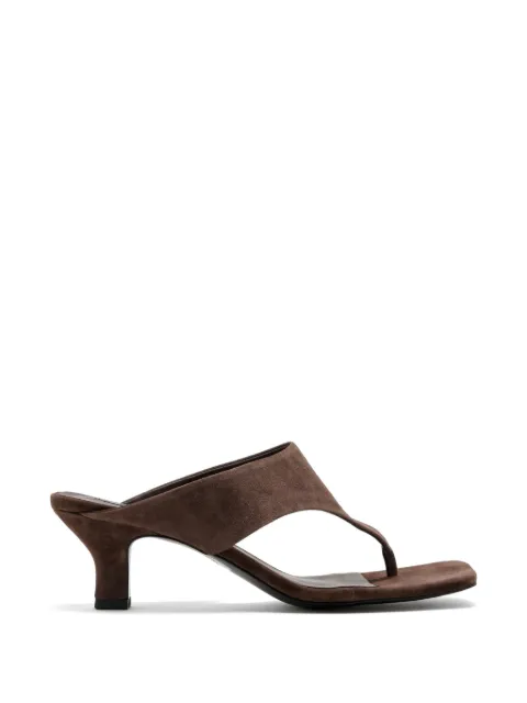 Senso Pearle I square-toe thong sandals Brown PEARLE
