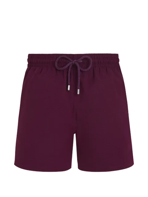 Vilebrequin micro-perforated swim shorts Purple MAHEI100