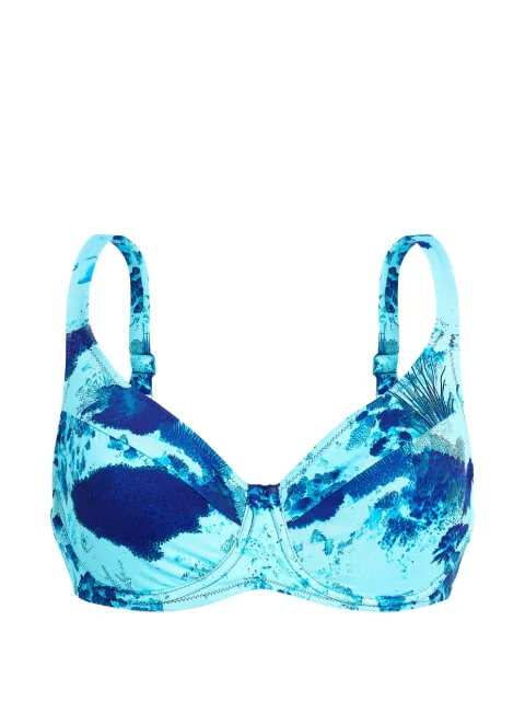 Vilebrequin Coral Reef bikini top Blue ENOEH118