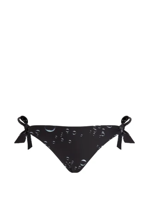 Vilebrequin bubble-print side-tie bikini bottoms Black FLAEH131