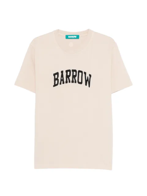 BARROW logo T-shirt Neutrals S6BWUATH014