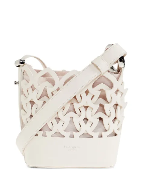 Kate Spade mini Halo leather bucket bag Neutrals KN925