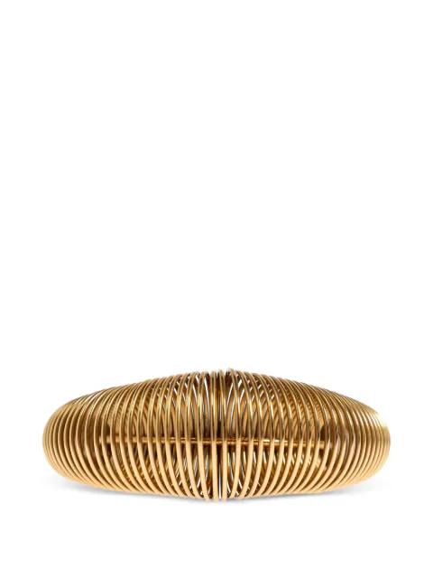 Alaïa coiled open bracelet Gold AAJB1009LA033
