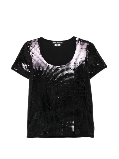 Junya Watanabe sequin-embellishment T-shirt Black JQT013