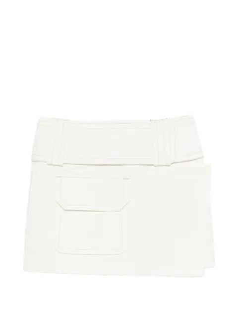 AMI Paris pocket mini straight skirt Neutrals FSK461CO0212