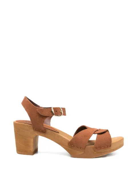 Bosabo criss-cross strap sandals Brown 504288BR054