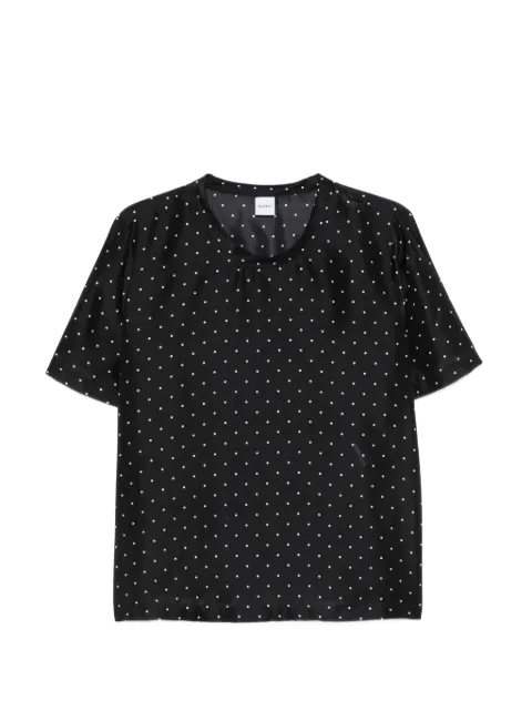 ASPESI polka dot top Black G5673M278