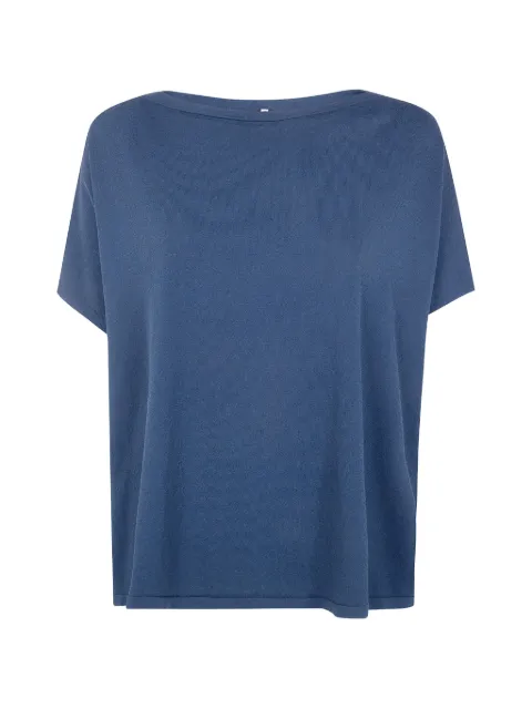 Liviana Conti shorts-sleeve sweater Blue L6SA12