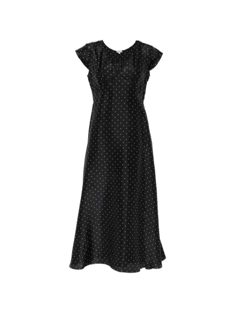 ASPESI polka-dot midi dress Black G2991M278