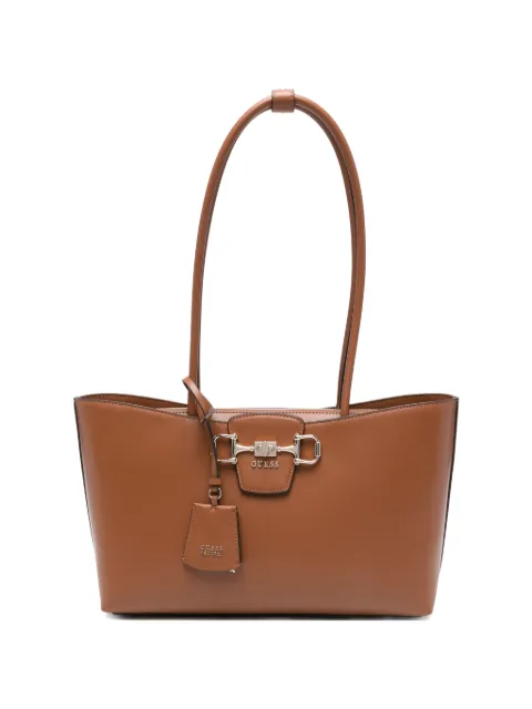 GUESS USA metal hardware tote bag Brown VG991023