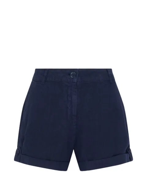 Vilebrequin linen bermuda shorts Blue LEEAU101