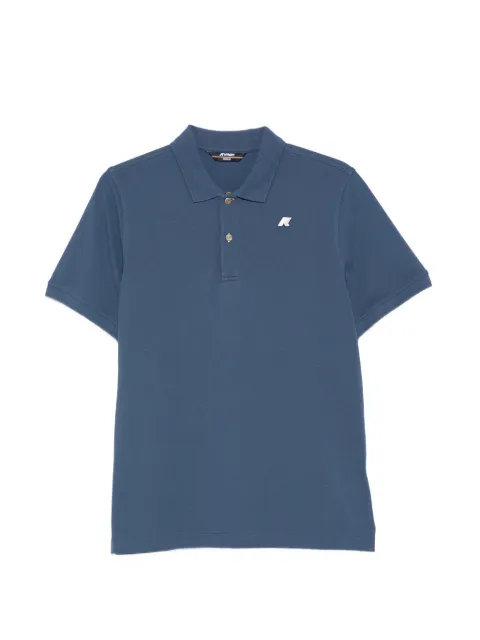 K-Way Vinnie logo piqué polo shirt Blue K1125CW