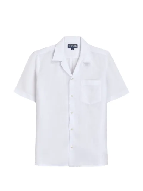 Vilebrequin Charlie short-sleeve camp-collar shirt White HARDU102