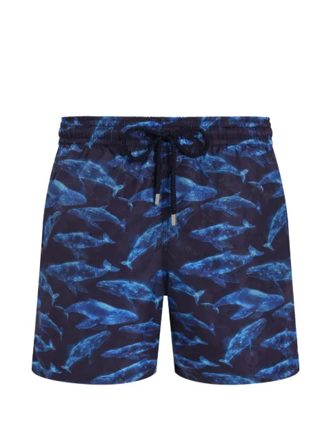 Vilebrequin Sparkling Whales swim shorts Blue MPAEB608