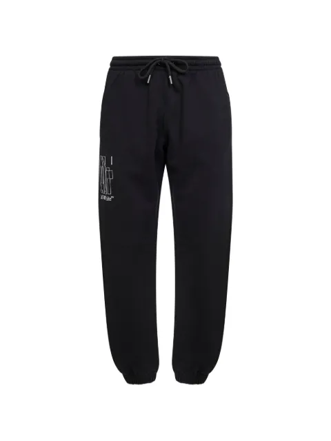 Off-White logo-detail track pants Black OMCH057S26FLE0020001