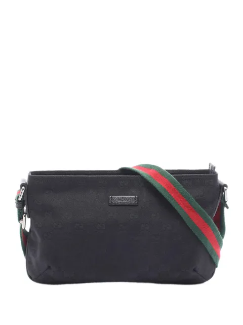 Gucci Pre-Owned 2000-2015 GG Canvas Web crossbody bag Black Q1RK9SL61ZY5UGHZ