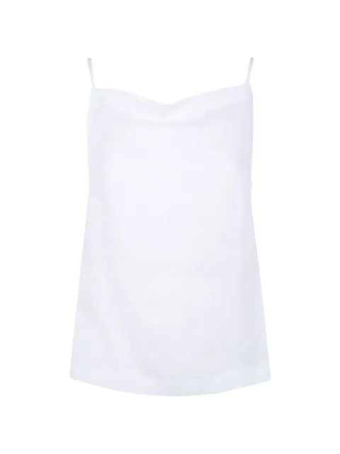 Liviana Conti cowl-neck tank top White L6SL02