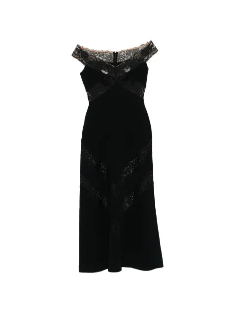 Elie Saab ruffled dress Grey D0989NR26CDL03