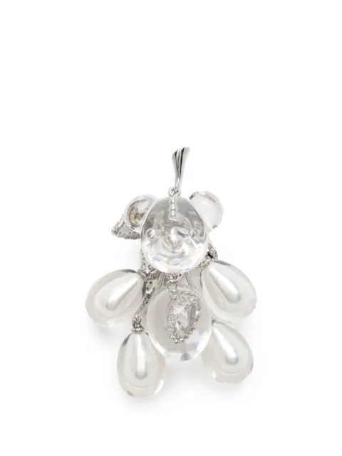 YVMIN Teddy Bear drop earring Silver 26174