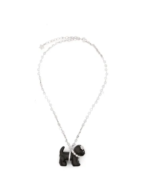 YVMIN dog-pendant necklace Silver 26128BRW00NN