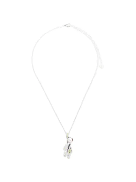 YVMIN bear-pendant necklace Silver 26169