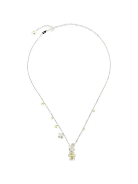 YVMIN flower bear-charm necklace Silver 26164SLV00NN